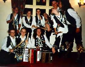 Yare Valley Morris, Norfolk, allegedly with me in the background somewhere!