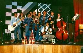 Some of the original members of the ceilidh band that I play in